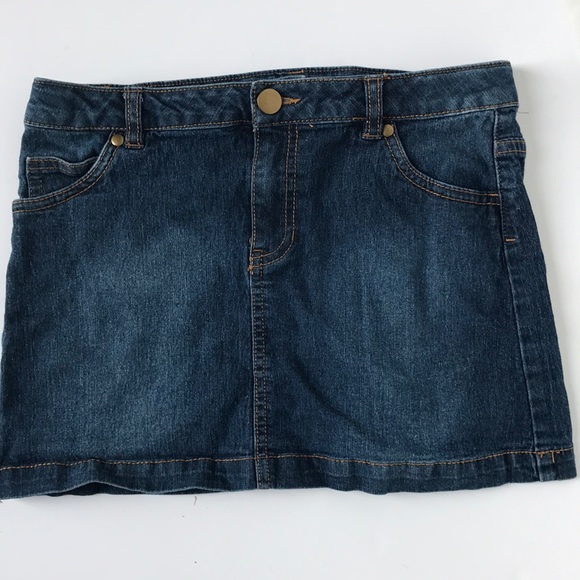 faded glory denim skirt